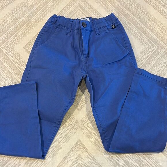 Mayoral Boys Adjustable Waist Blue Pants - Size 6 - Picture 1 of 7